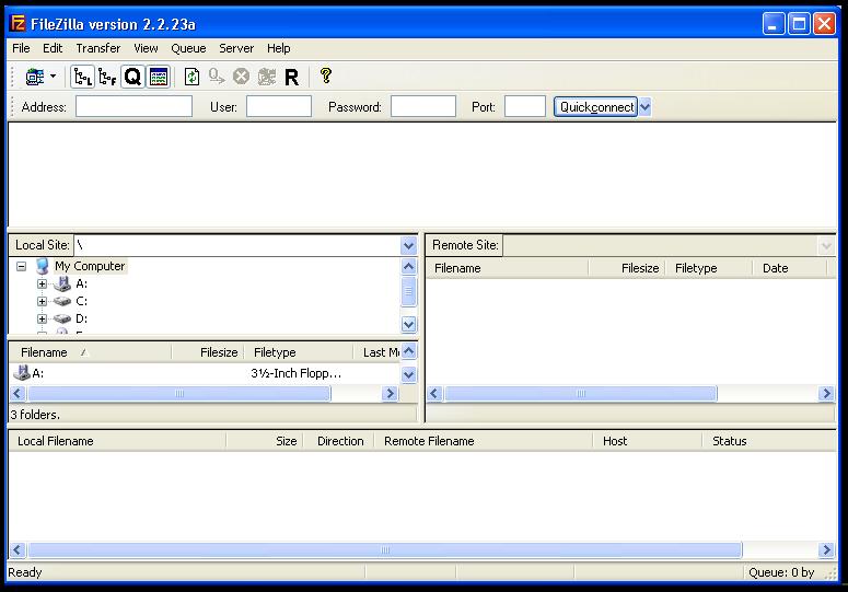 FileZilla FTP Program User's Guide